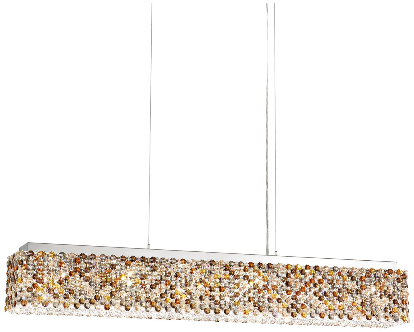 Refrax 36 1/2" Wide Crystal LED Kitchen Island Light Pendant