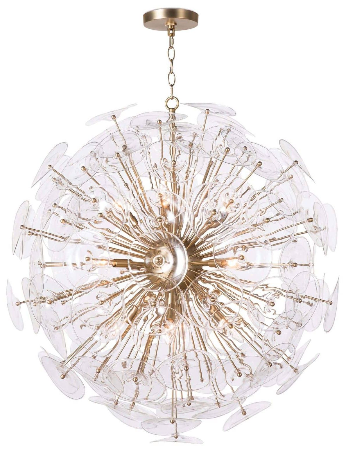 Regina Andrew Poppy Glass Chandelier Large (Clear) 38 Height