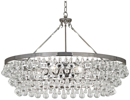 Robert Abbey 35"W Bling 6-Light Large Crystal Chandelier