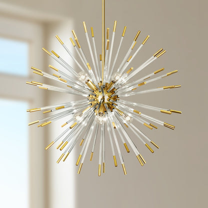 Robert Abbey Andromeda 28" Wide Modern Brass Pendant Light