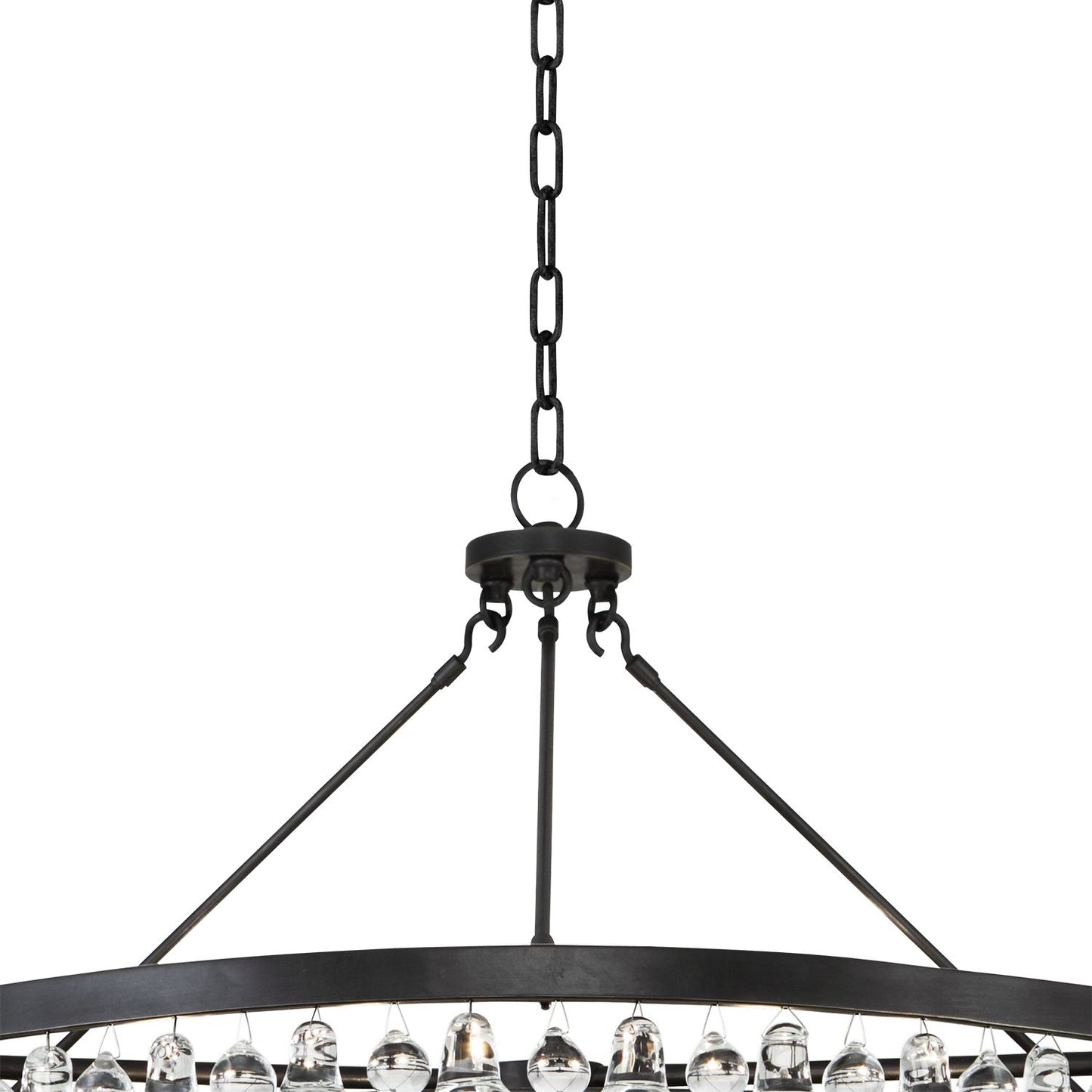 Robert Abbey Bling Collection 35"W Deep Bronze Chandelier