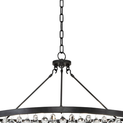 Robert Abbey Bling Collection 35"W Deep Bronze Chandelier