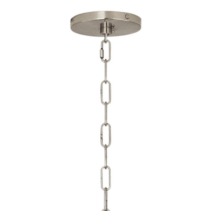 Robert Abbey Cristallo 41" Wide Nickel and Smoke Crystal Chandelier