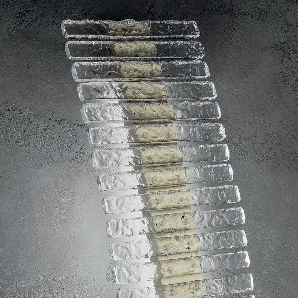 Rock Crystal Inspired Contemporary Led Long Wall Light