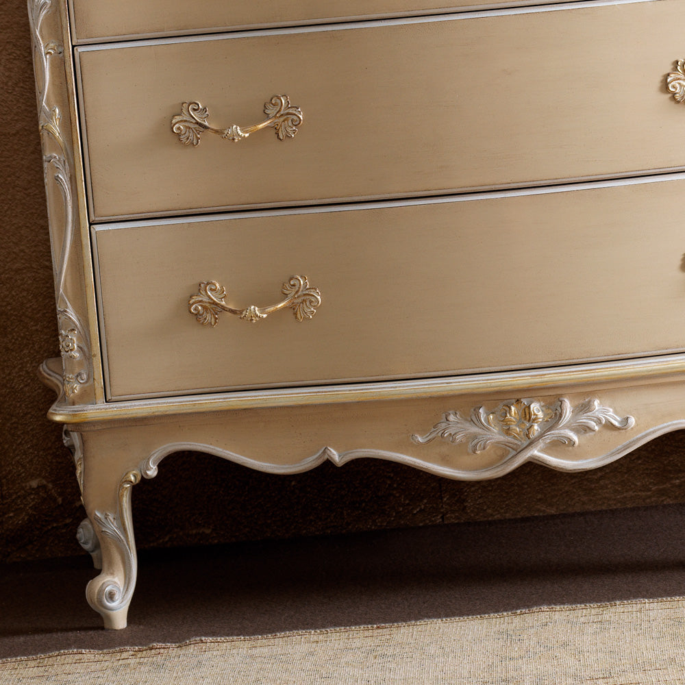 Rococo Style Designer Italian Chest Of Drawers