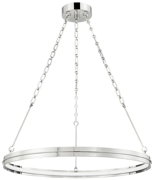 Rosendale Sm LED Chandelier Plshd Nickel