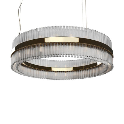 Round Contemporary Crystal Chandelier