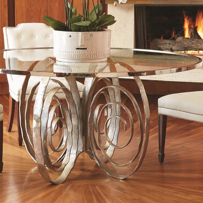 Round Glass Dining Table