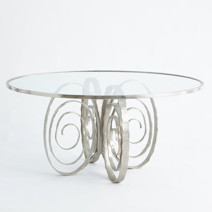 Round Glass Dining Table