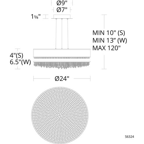 Schonbek Eclyptix LED S6324 Pendant