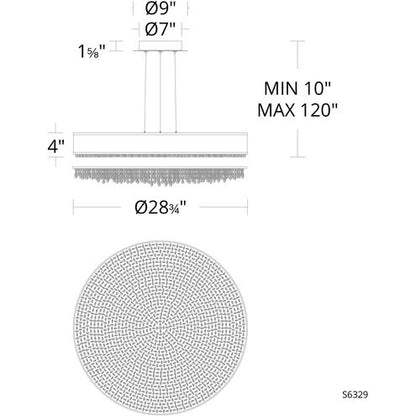 Schonbek Eclyptix LED S6329 Pendant