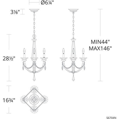 Schonbek Verona S6704 Chandelier