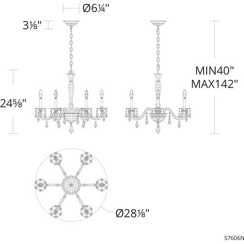 Schonbek Napoli S7606 Chandelier