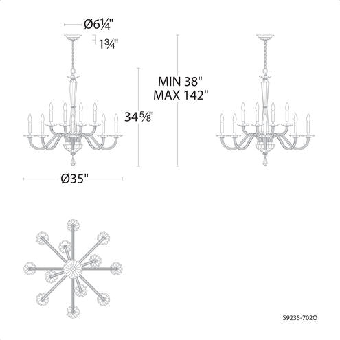 Schonbek Habsburg S9235 Chandelier