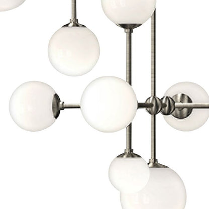 Sabon 29" Wide Satin Nickel Finish LED Modern Pendant Light