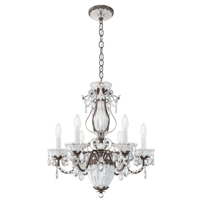 Schonbek Bagatelle 21" Wide Heirloom Bronze Handcut Crystal Chandelier