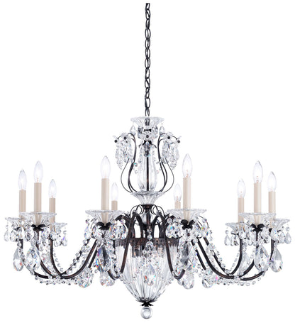 Schonbek Bagatelle 35"W Heirloom Bronze 13-Light Chandelier