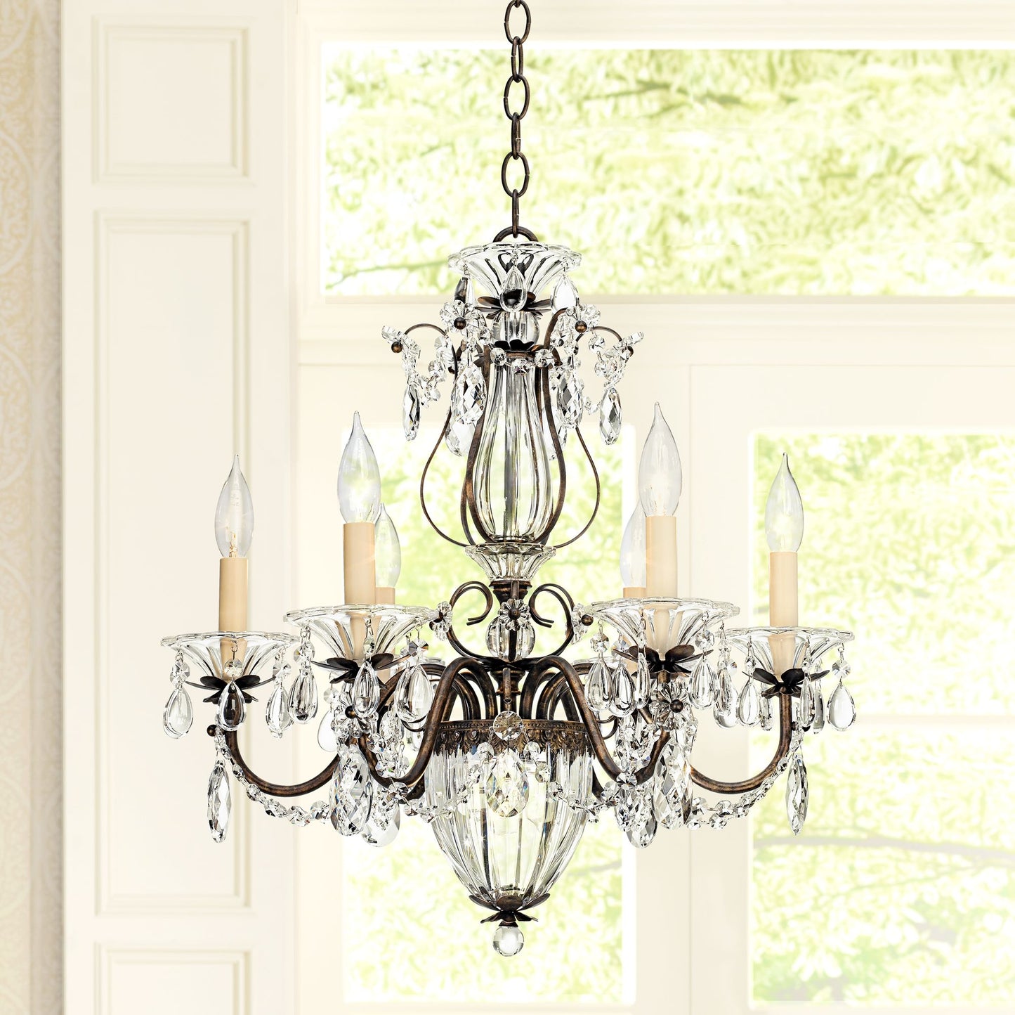 Schonbek Bagatelle Collection 21" Wide Crystal Chandelier