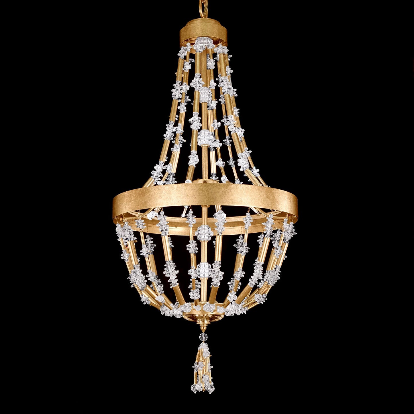 Schonbek Bali 16" Wide Heirloom Gold Clear Crystal LED Pendant
