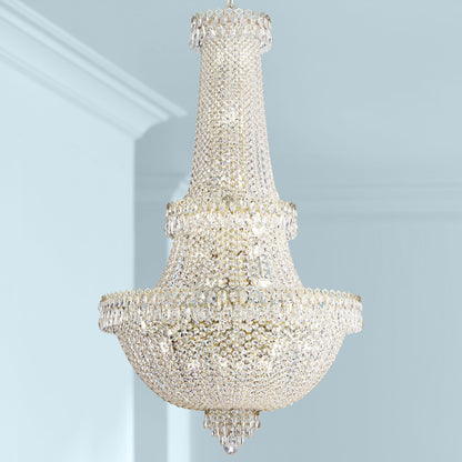 Schonbek Camelot Optic Crystal 41-Light Chandelier in Aurelia Finish