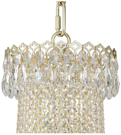 Schonbek Camelot Optic Crystal 41-Light Chandelier in Aurelia Finish