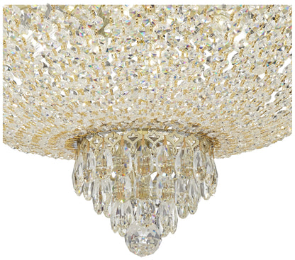 Schonbek Camelot Optic Crystal 41-Light Chandelier in Aurelia Finish