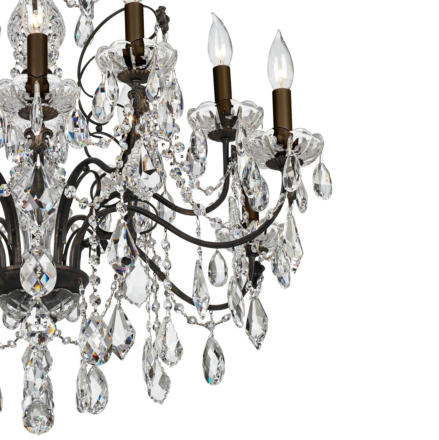 Schonbek Century Collection 30" Wide Crystal 12-Light Chandelier