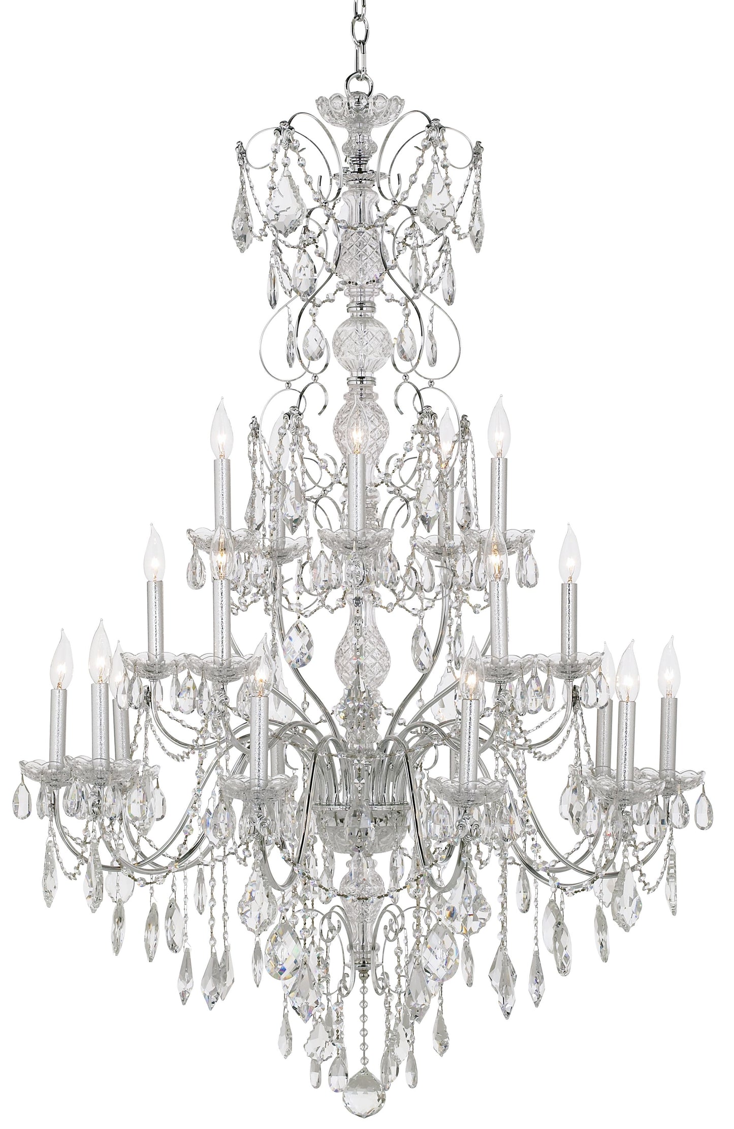 Schonbek Century Collection 37" Wide Crystal Chandelier