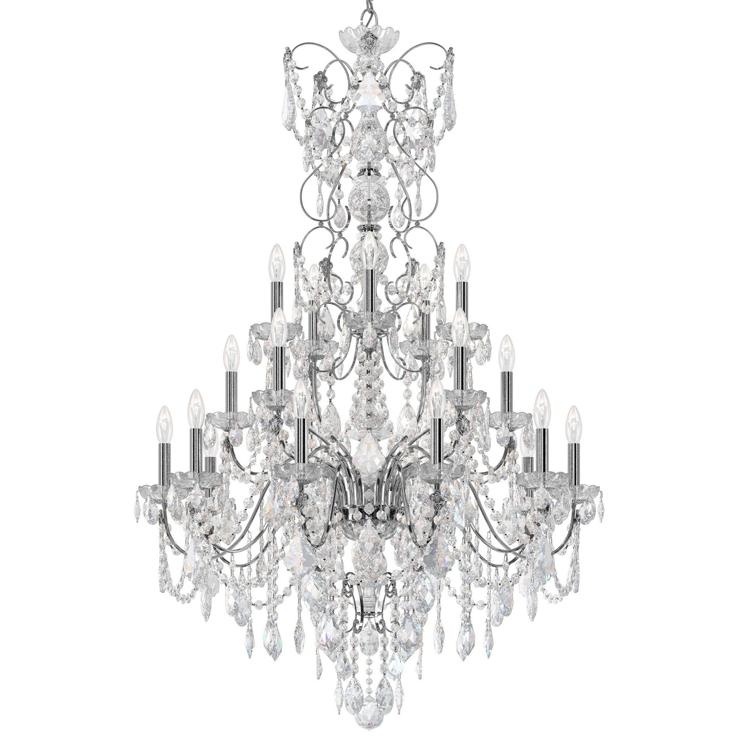 Schonbek Century Collection 37" Wide Crystal Chandelier