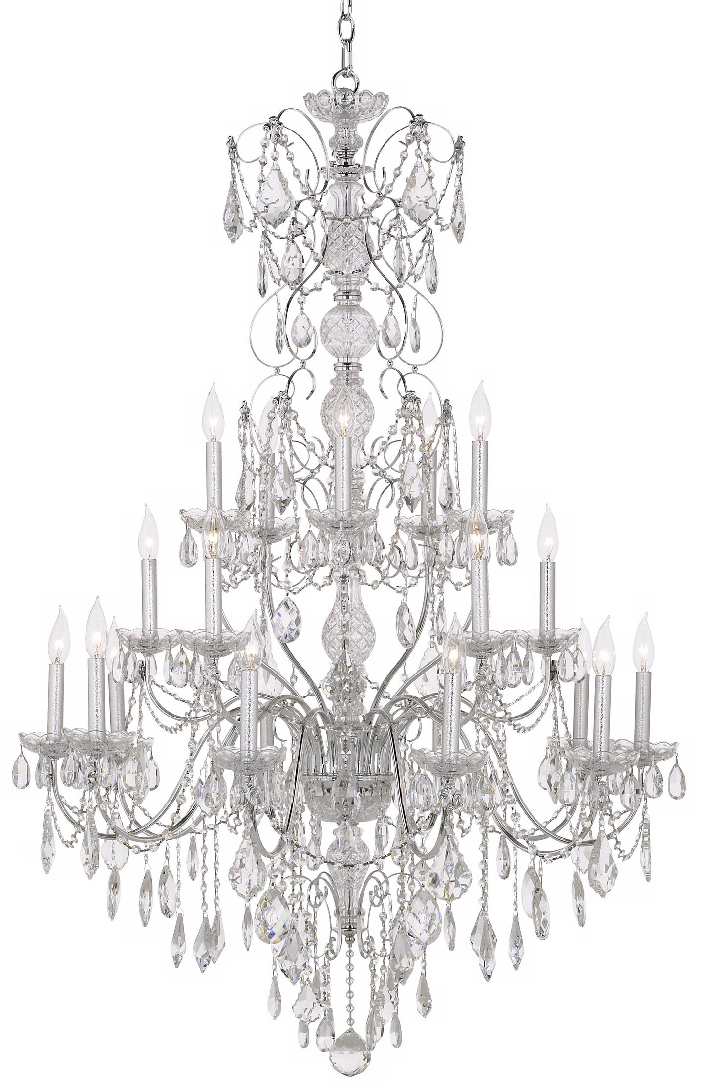 Schonbek Century Collection 37" Wide Crystal Chandelier