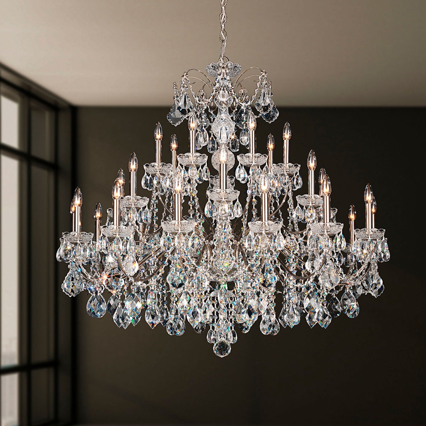 Schonbek Century Collection 42 1/2" Wide Crystal Chandelier