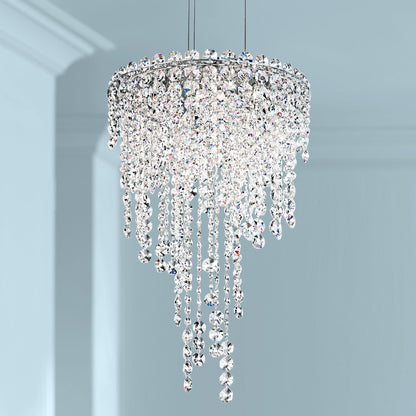 Schonbek Chantant 14" Wide Small Optic Crystal Pendant Light