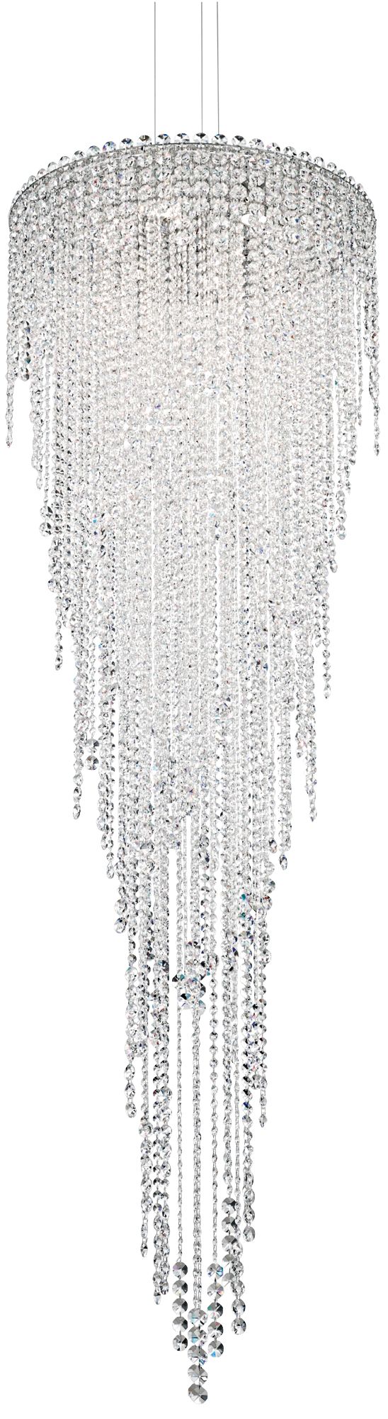 Schonbek Chantant 24" Wide Large Crystal Pendant Light