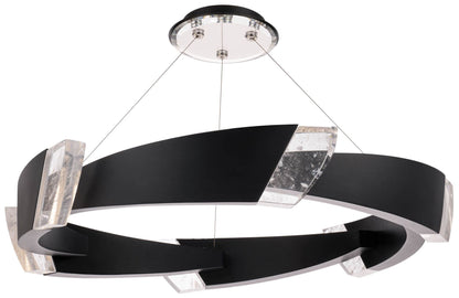 Schonbek Embrace 44 1/4" Wide Black LED Pendant Light