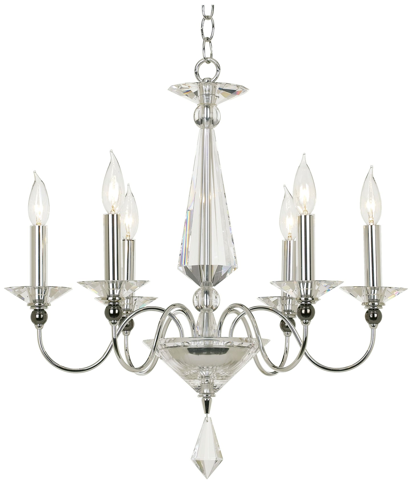 Schonbek Jasmine Optic Crystal 22 1/2" Wide Chandelier