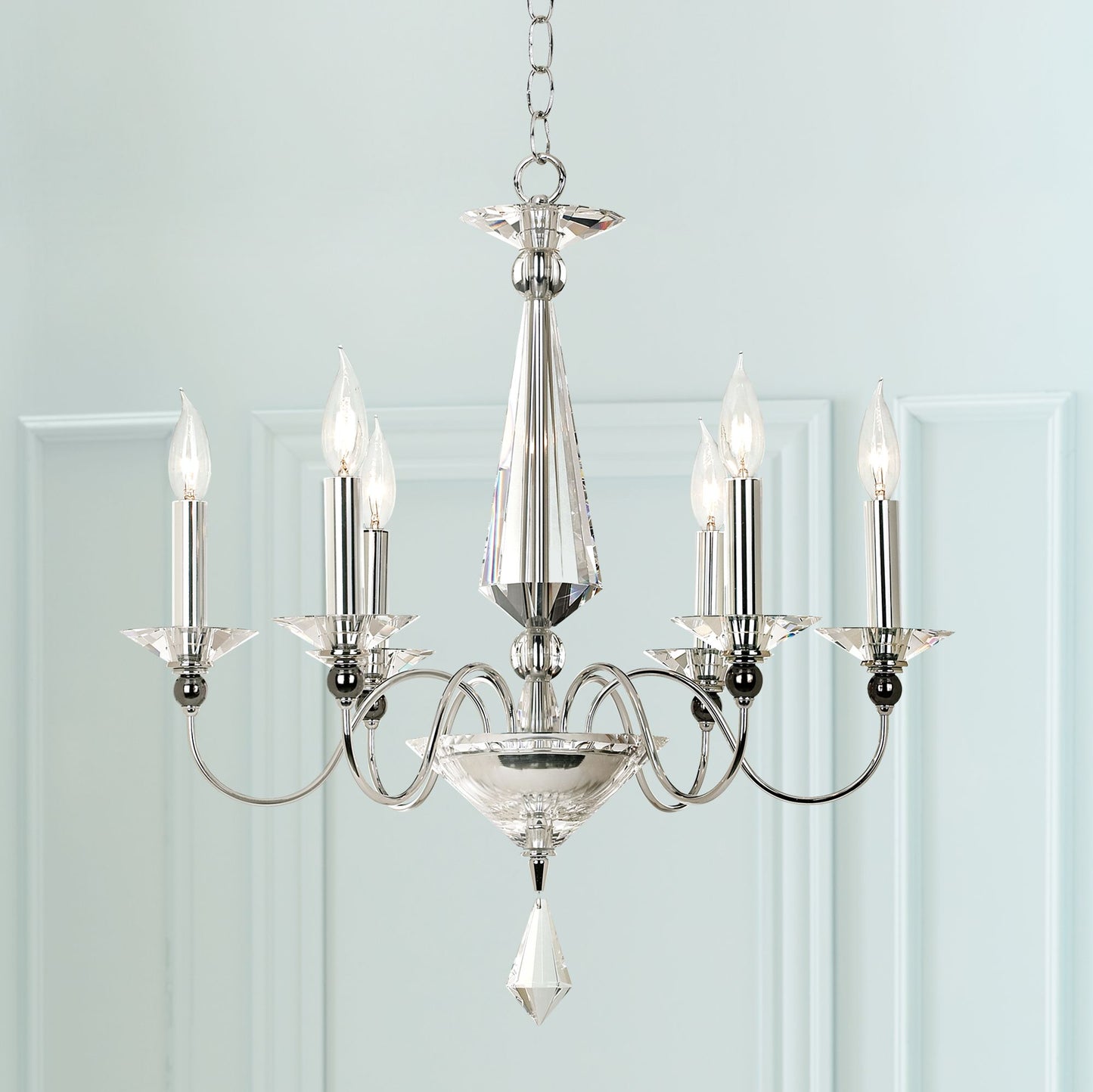 Schonbek Jasmine Optic Crystal 22 1/2" Wide Chandelier