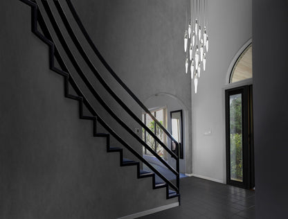 Schonbek Kindjal 23" Wide 15-Light LED Multi-Light Modern Pendant