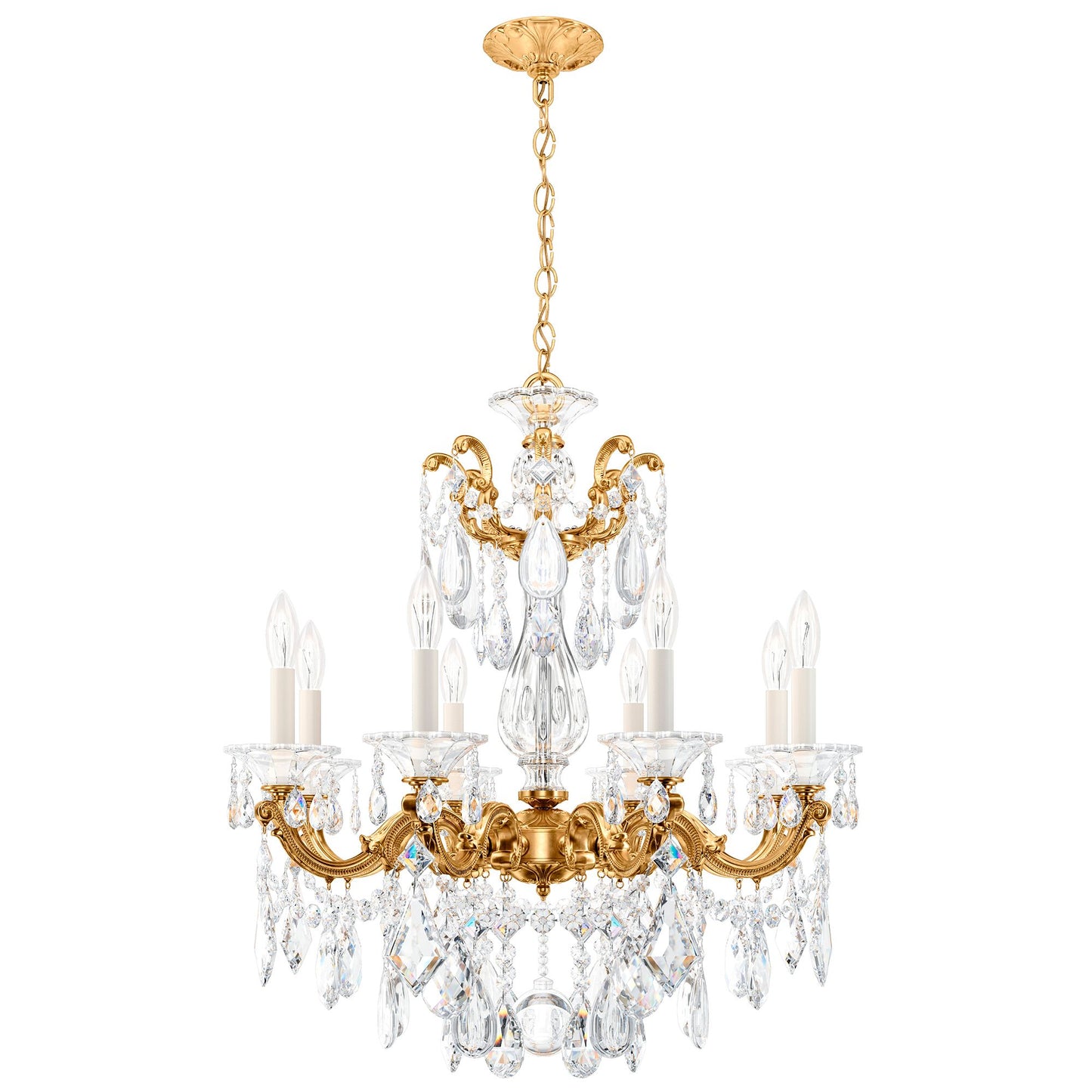 Schonbek La Scala 25"W Heritage Crystal 8-Light Chandelier