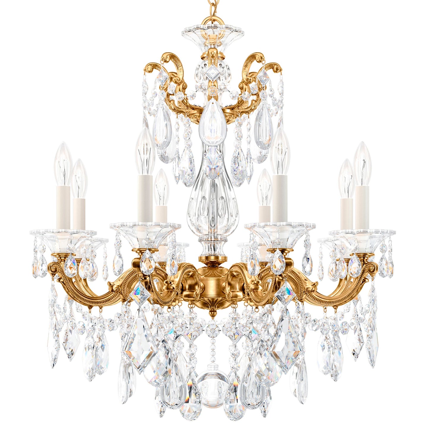 Schonbek La Scala 25"W Heritage Crystal 8-Light Chandelier
