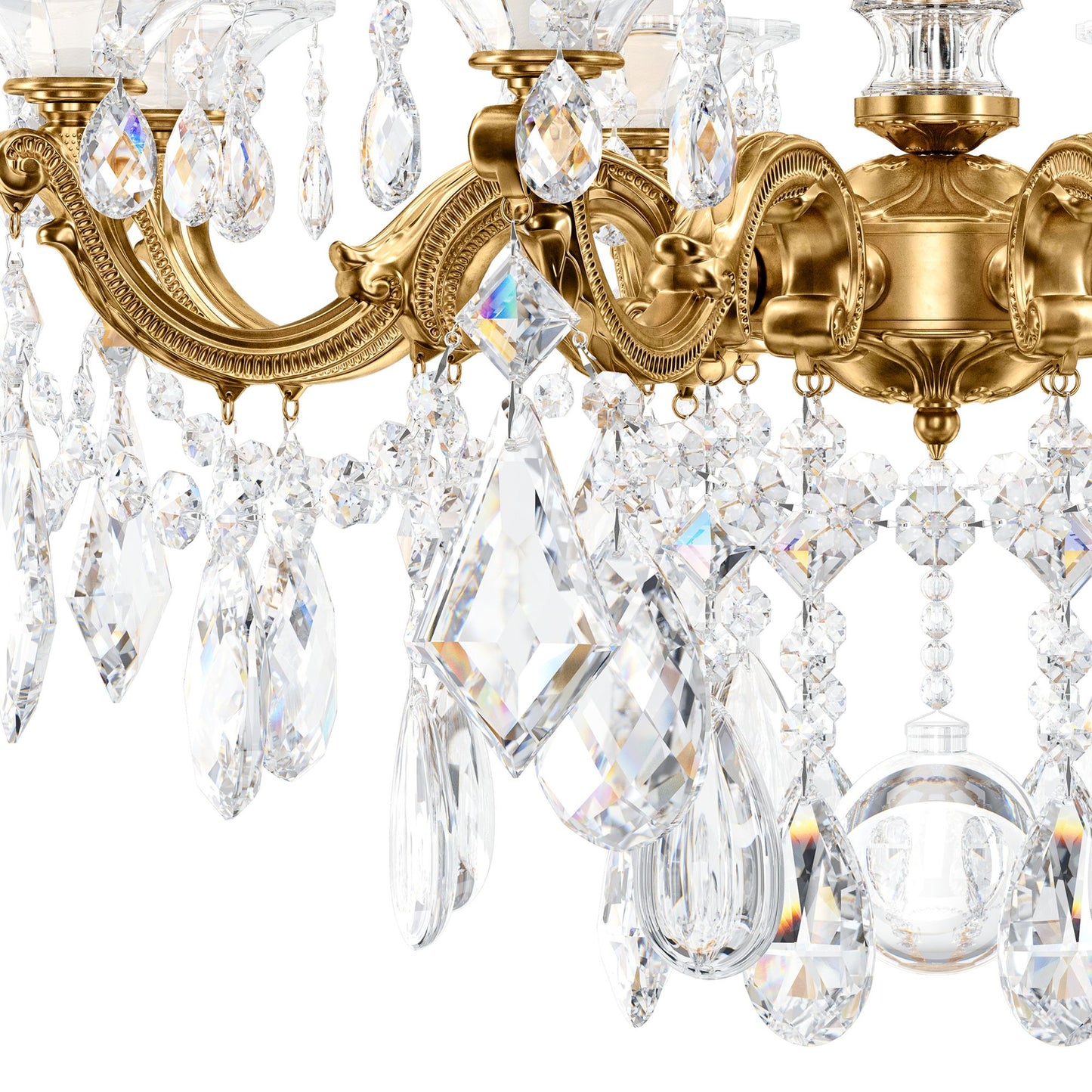 Schonbek La Scala 25"W Heritage Crystal 8-Light Chandelier