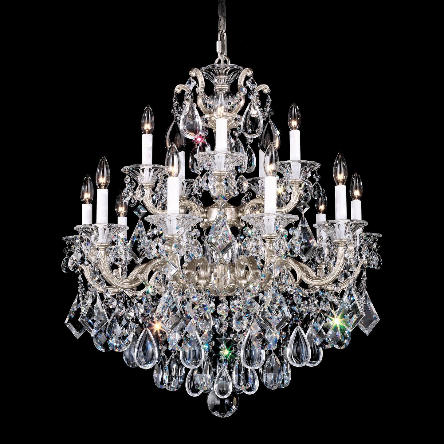 Schonbek La Scala 28" Wide Heritage Crystal Chandelier