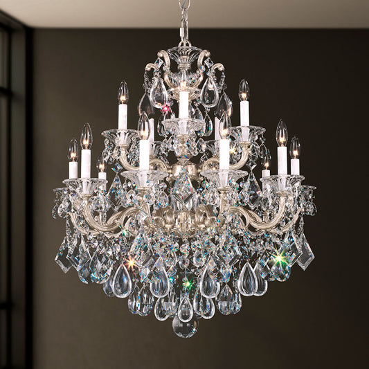 Schonbek La Scala 28" Wide Heritage Crystal Chandelier
