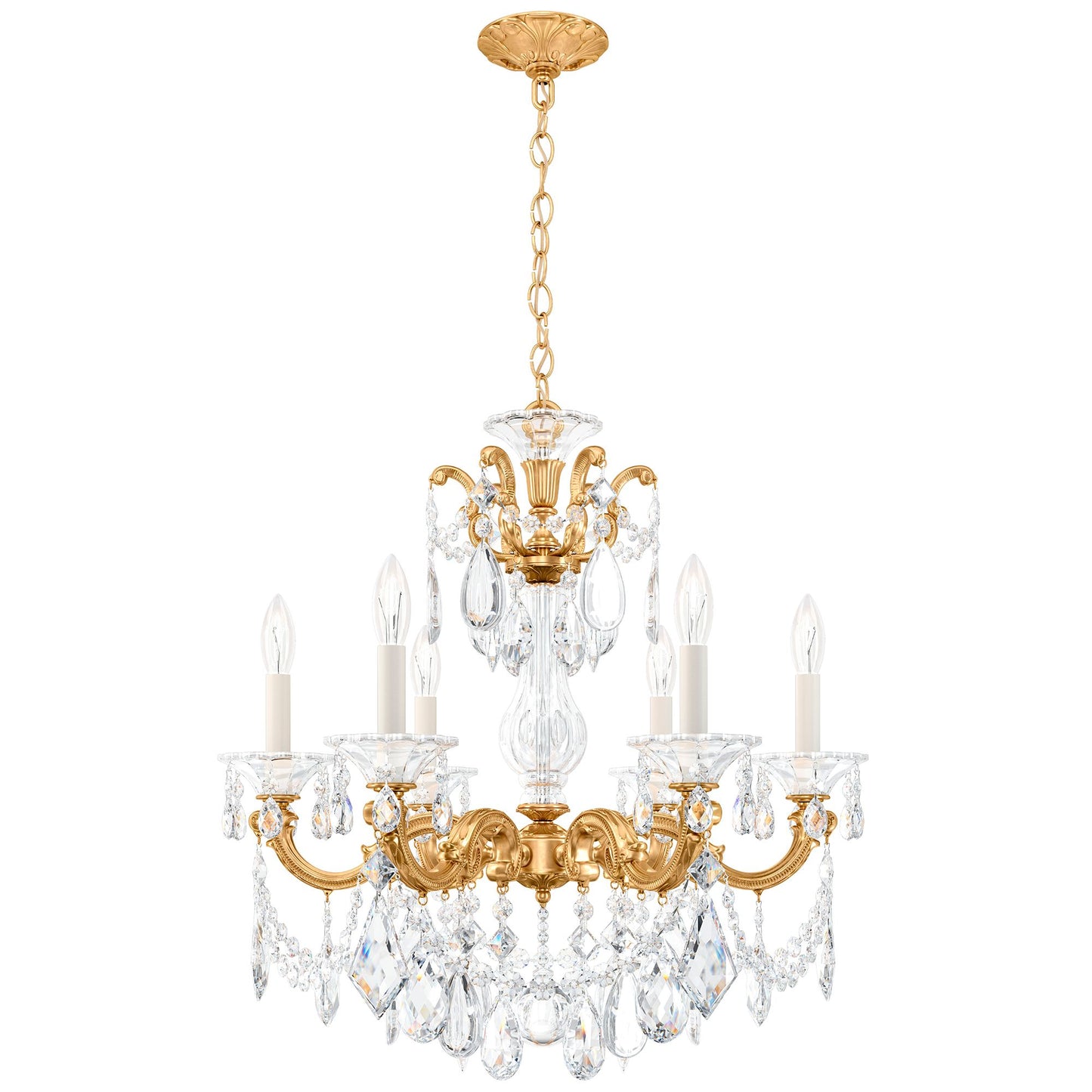 Schonbek La Scala Collection 23" Wide Crystal Chandelier