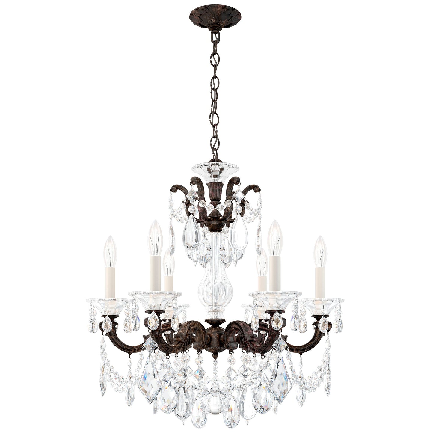 Schonbek La Scala Collection 23" Wide Crystal Chandelier