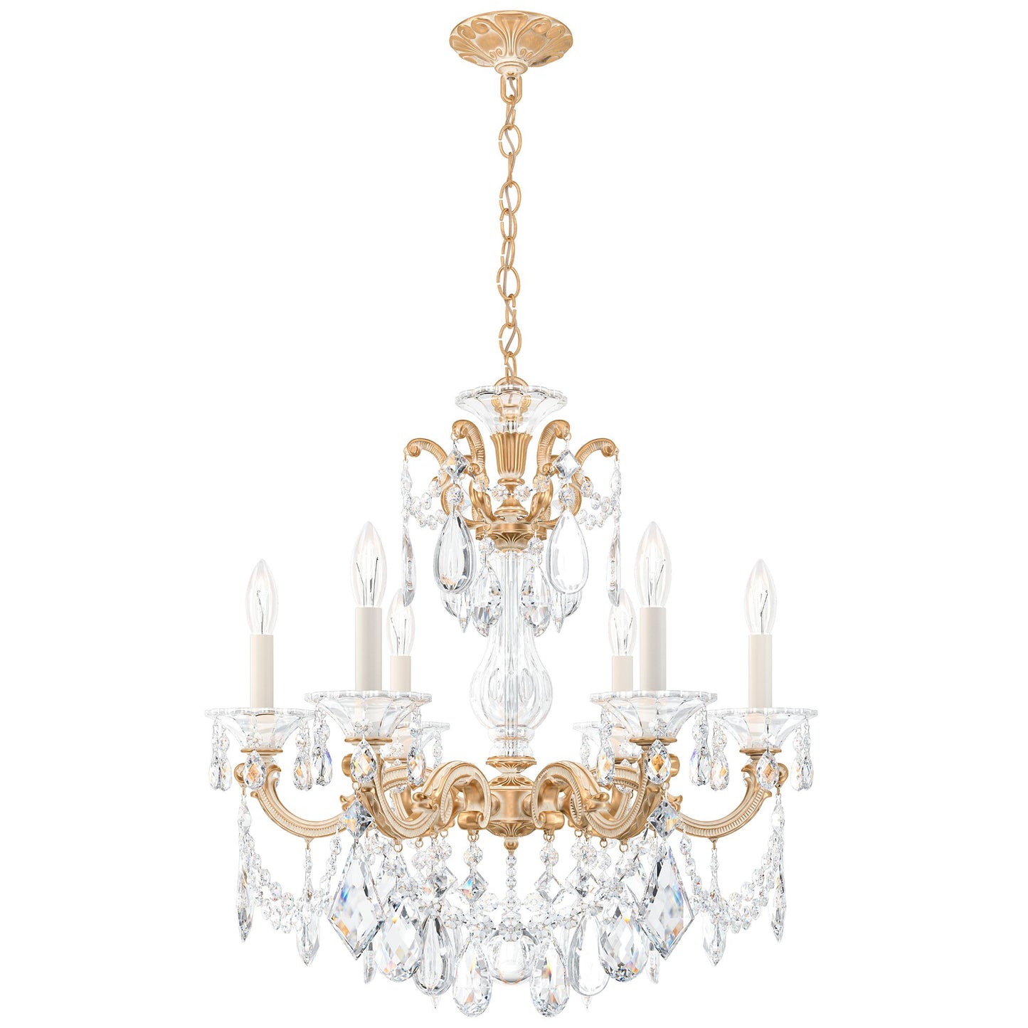 Schonbek La Scala Collection 23" Wide Crystal Chandelier