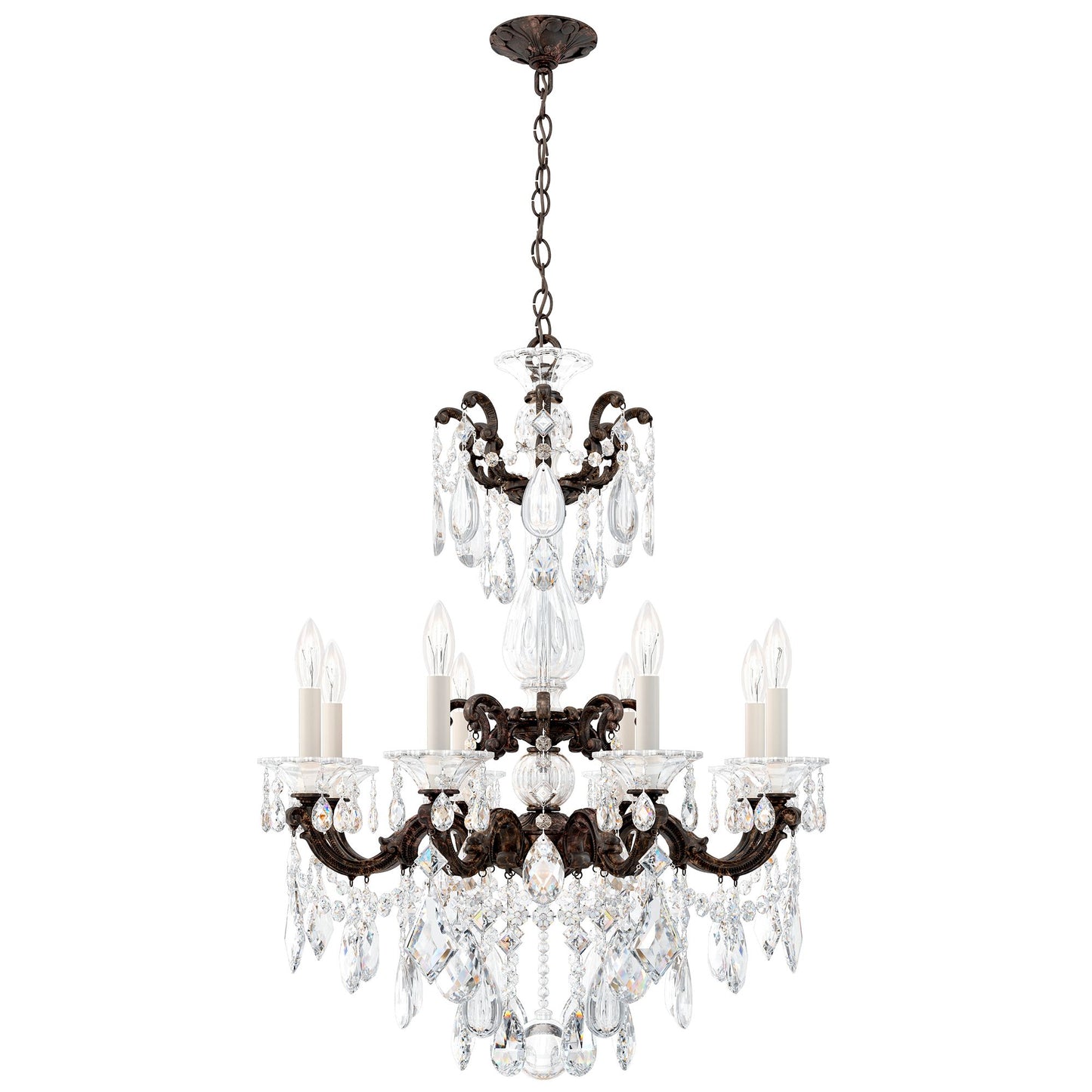 Schonbek La Scala Collection 25" Wide Crystal Chandelier
