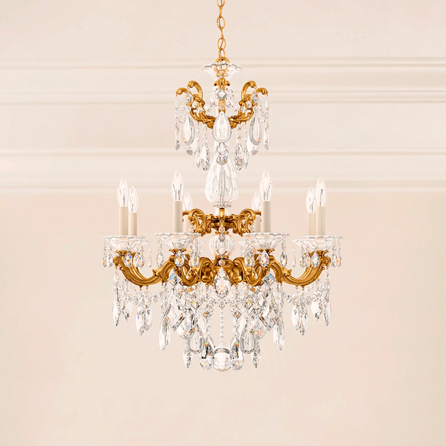 Schonbek La Scala Collection 25" Wide Crystal Chandelier