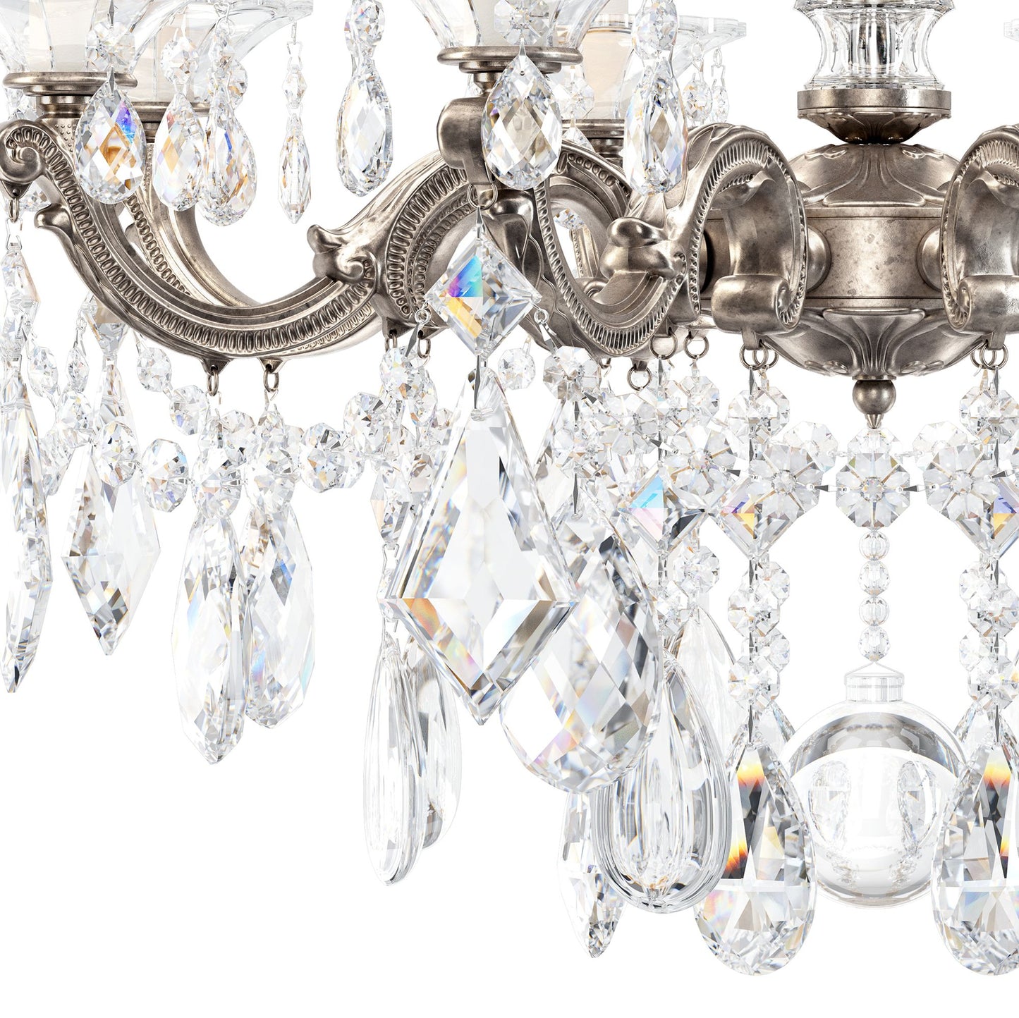 Schonbek La Scala Collection 8-Light Crystal Chandelier