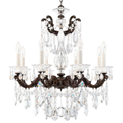 Schonbek La Scala Collection 8-Light Crystal Chandelier