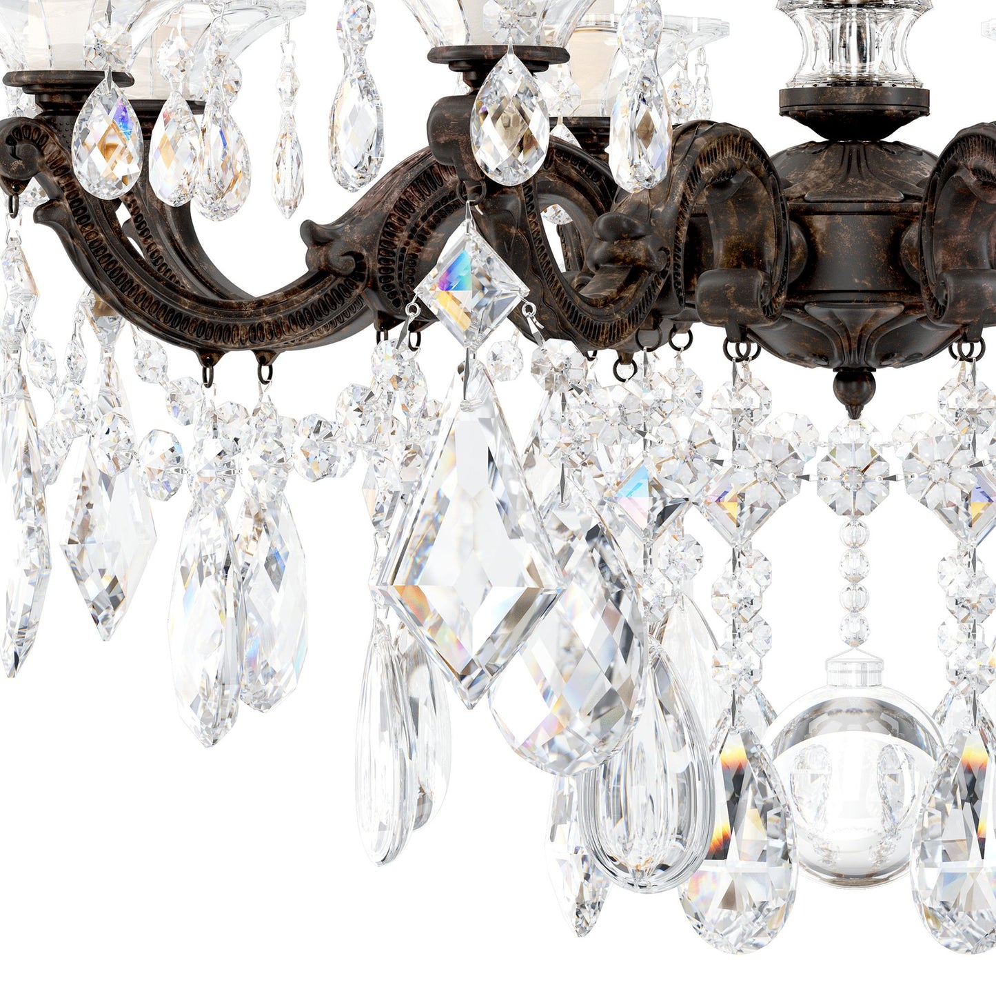 Schonbek La Scala Collection 8-Light Crystal Chandelier